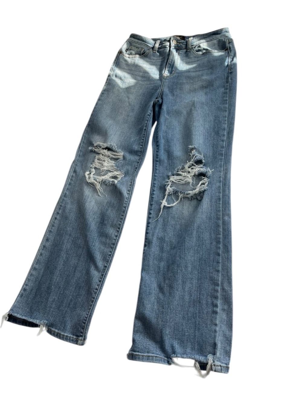 Judy Blue Straight Fit Distressed Jeans 9/29